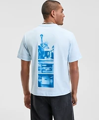 Mode of One Men's Cityscape Relaxed Fit Short-Sleeve Crewneck Graphic T-Shirt, Macy's Exclusive
