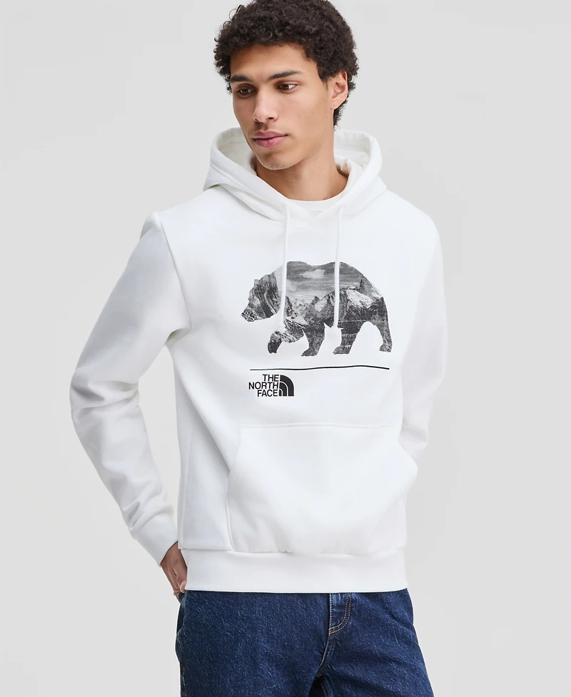 Mens The North Face Evolution Mountain Bear Hoodie