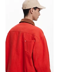 Desigual Men's Contrast collar jacket