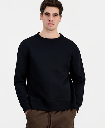Mode of One Men's Relaxed-Fit Fleece Sweatshirt, Created for Macy's