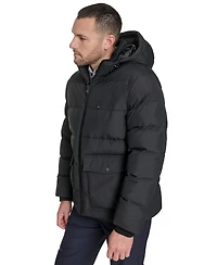 Tommy Hilfiger Men's Two Pocket Hooded Puffer Jacket