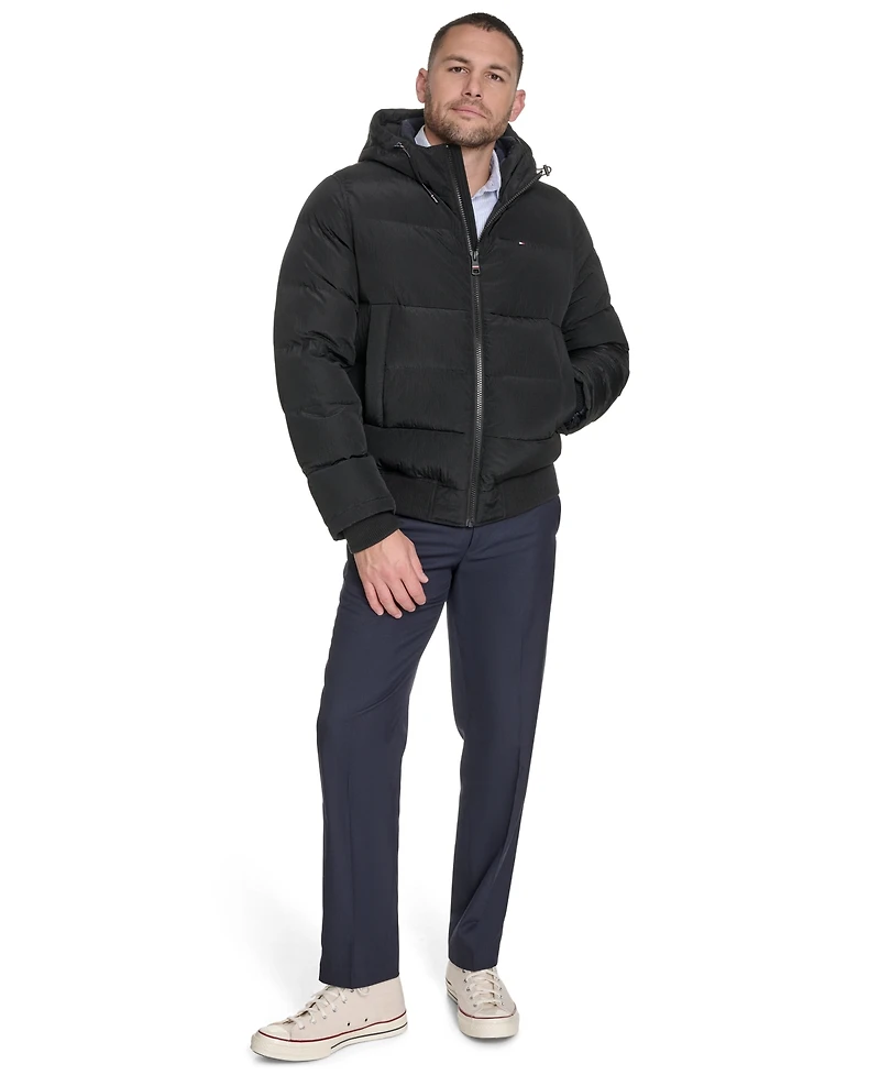 Tommy Hilfiger Men's Ribstop Snorkle Hooded Jacket