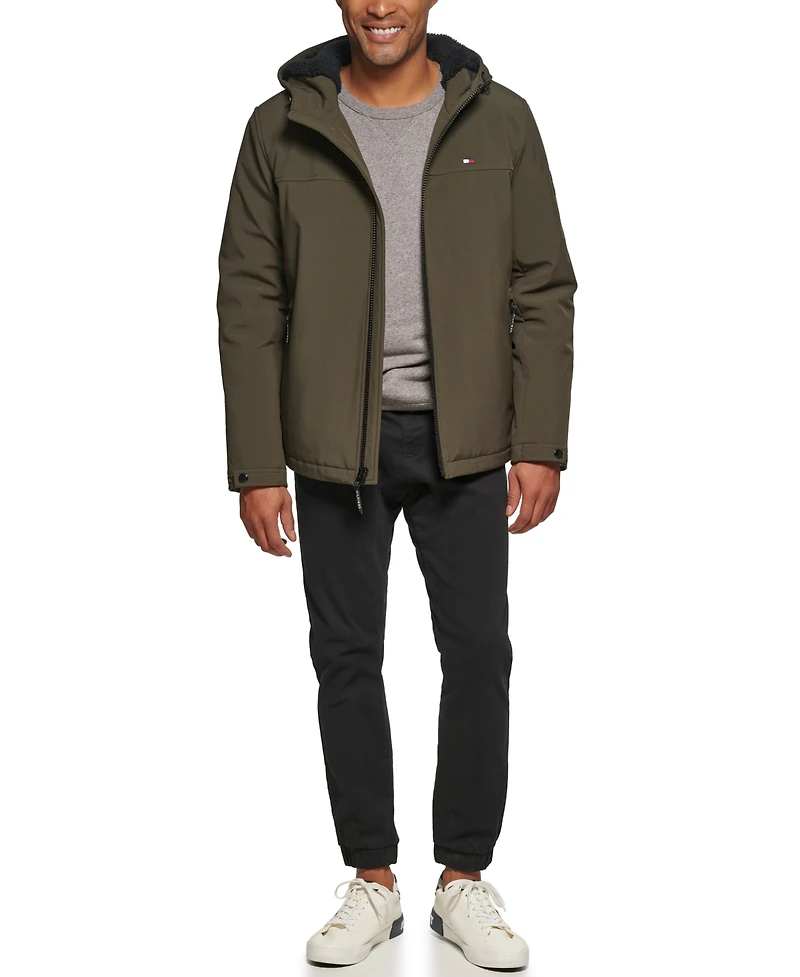 Tommy Hilfiger Men's Softshell Hooded Jacket