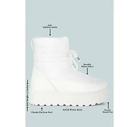 London Rag Pacos High Ankle Chunky Snow Boots Women