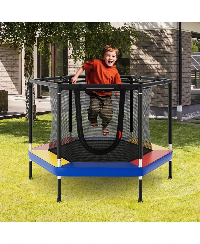 Gymax 48'' Recreational Trampoline for Kids 4 Ft Indoor & Outdoor Trampoline