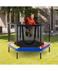 Gymax 48'' Recreational Trampoline for Kids 4 Ft Indoor & Outdoor Trampoline