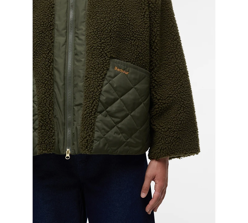 Barbour Women's Contrast Front Panels Long Sleeve Jacket