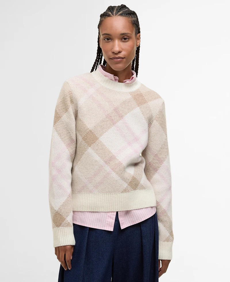 Barbour Women's Sara Long Sleeve Crewneck Sweater