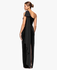 Xscape Women's One Shoulder Maxi Dress