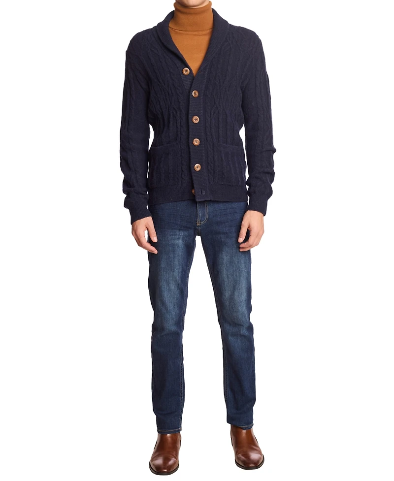 Paisley & Gray Men's Cable-Knit Cardigan