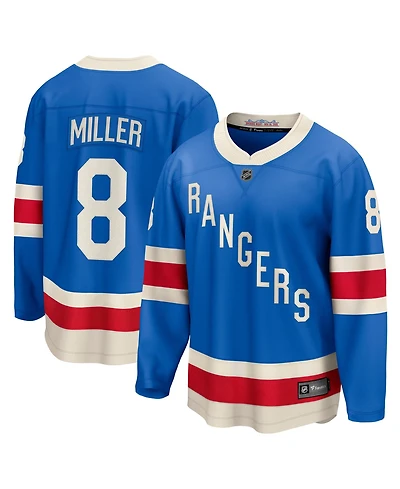 Fanatics Men's J.t. Miller Blue New York Rangers Centennial Breakaway Player Jersey