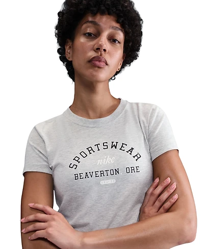 Nike Sportswear Women's Phoenix Slim-Fit Short-Sleeve T-Shirt