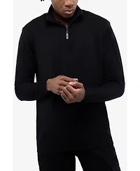 Xray Men's Quarter Zip Mock Neck Sweater