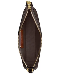Coach Plaza Mini Signature Canvas Shoulder Bag 18