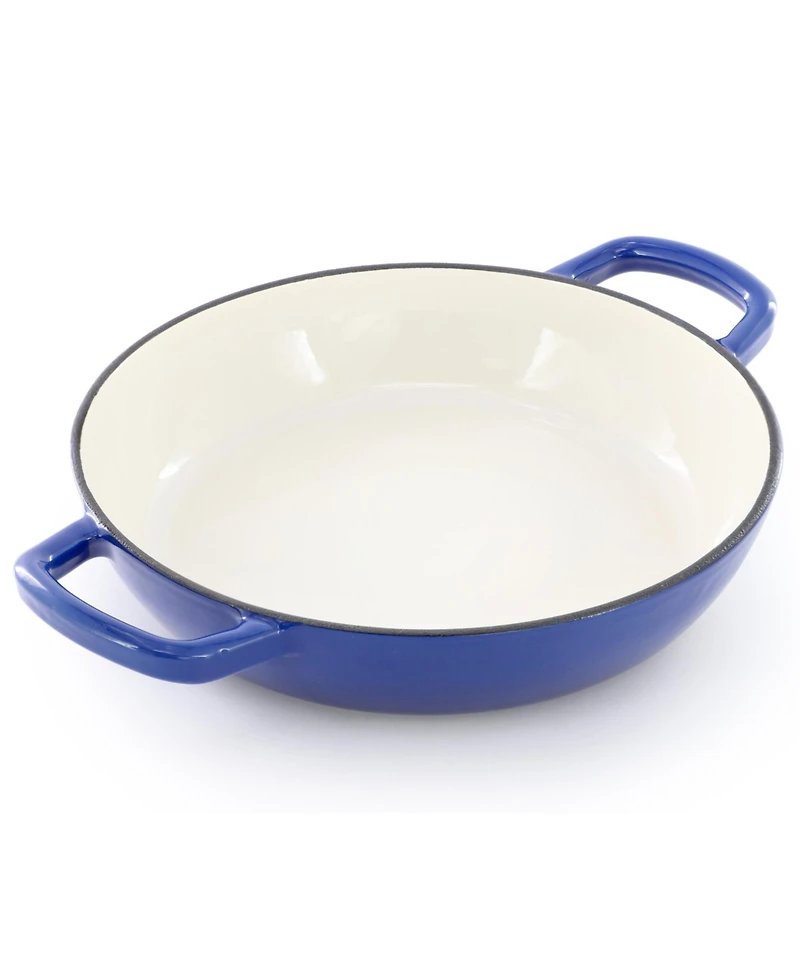MegaChef 6 Quart Enameled Cast Iron Bread Pot Red with Baking Mat