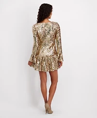 Siena Women's Long Sleeve Mini Dress