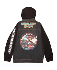 Mario Kart Boys Super Casual Fashion Denim Hoodie Jacket