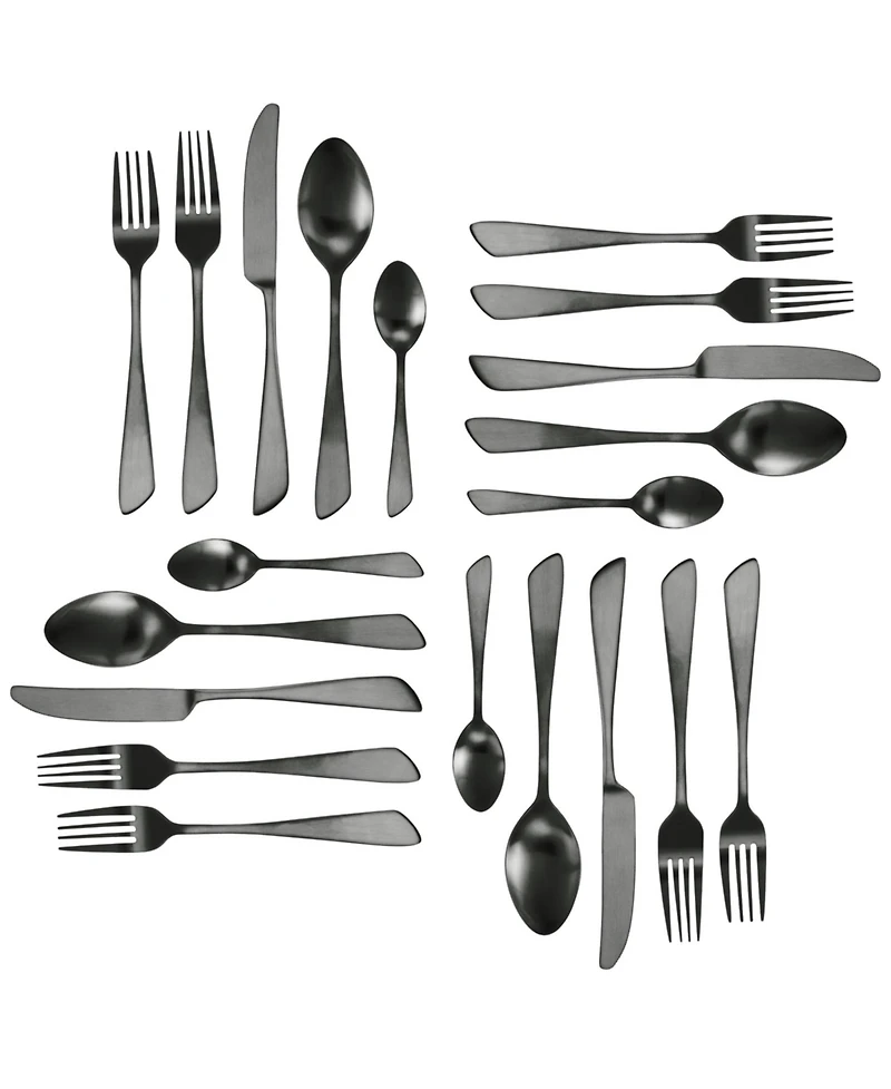 MegaChef Gibbous 20 Piece Flatware Utensil Set