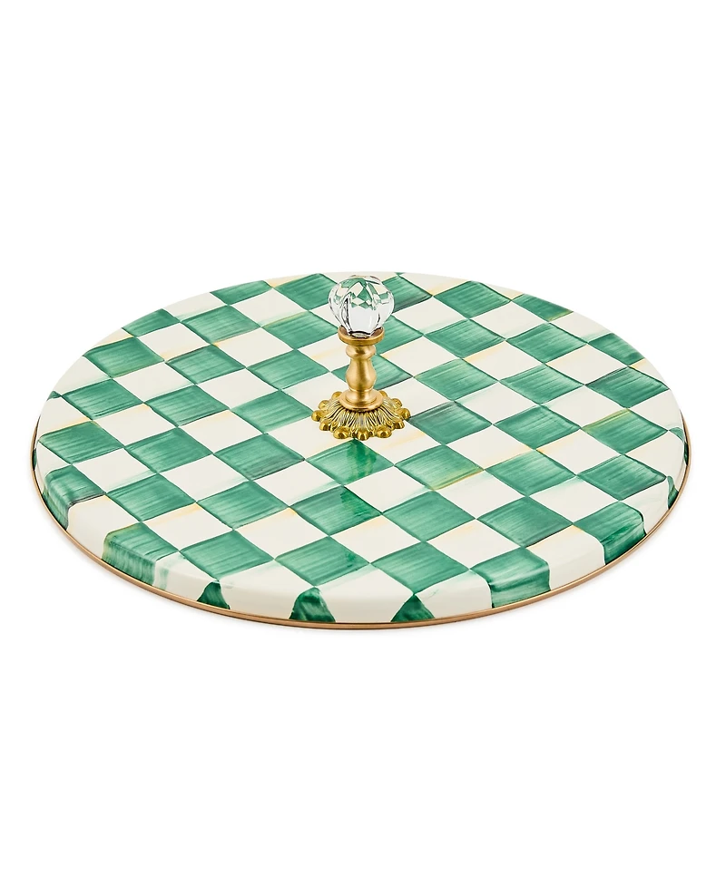 Mackenzie-Childs Emerald Check Cheese Course