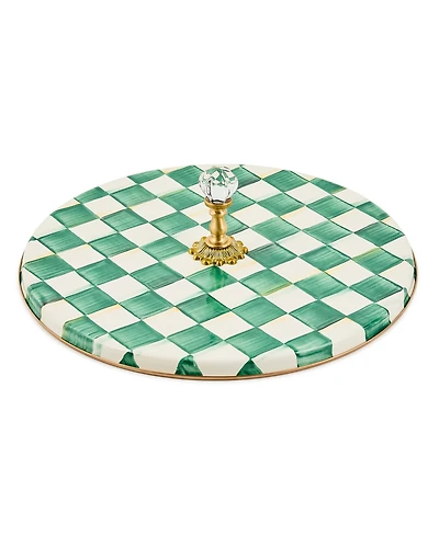 Mackenzie-Childs Emerald Check Cheese Course