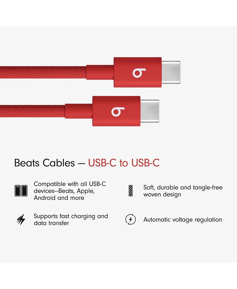 Beats Usb-c to Usb-c Woven Cable (1.5 m