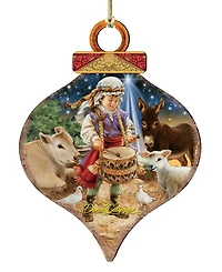 Designocracy Little Drummer Boy Holiday Ornament