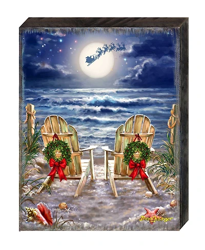 Designocracy Moonlight Christmas Wall Art By Gelsinger