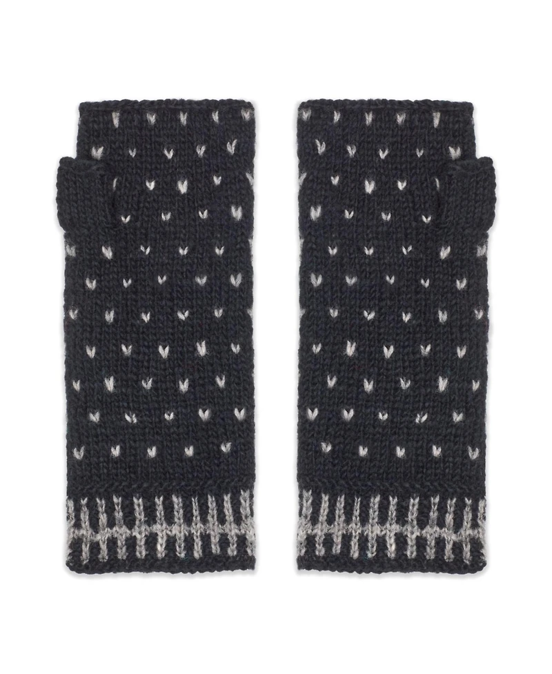 Feelgoodz Women s Artisan Hand-Knit Appalachian Winter Wool Half Mitten