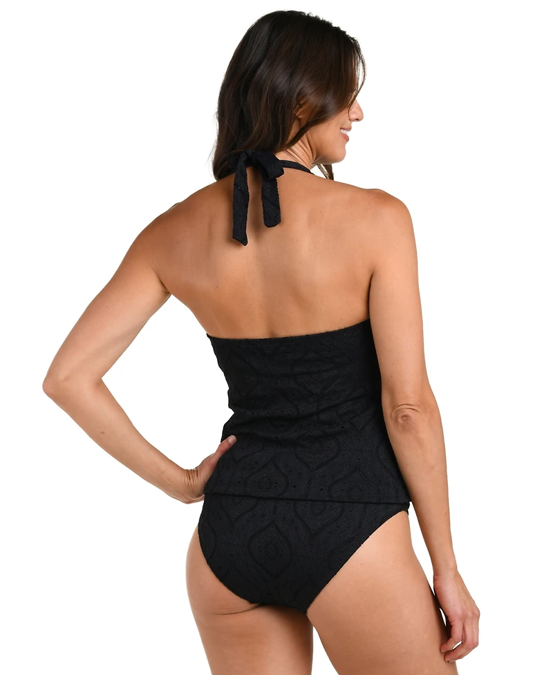 La Blanca Women's Mantra Halter Goddess Tankini