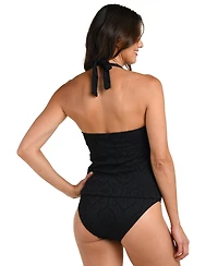 La Blanca Women's Mantra Halter Goddess Tankini