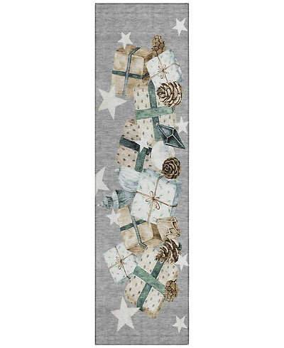Addison Holiday Washable Indoor/Outdoor ACN1825 2'3"x7'6" Runner Area Rug