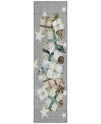Addison Holiday Washable Indoor/Outdoor ACN1825 2'3"x7'6" Runner Area Rug
