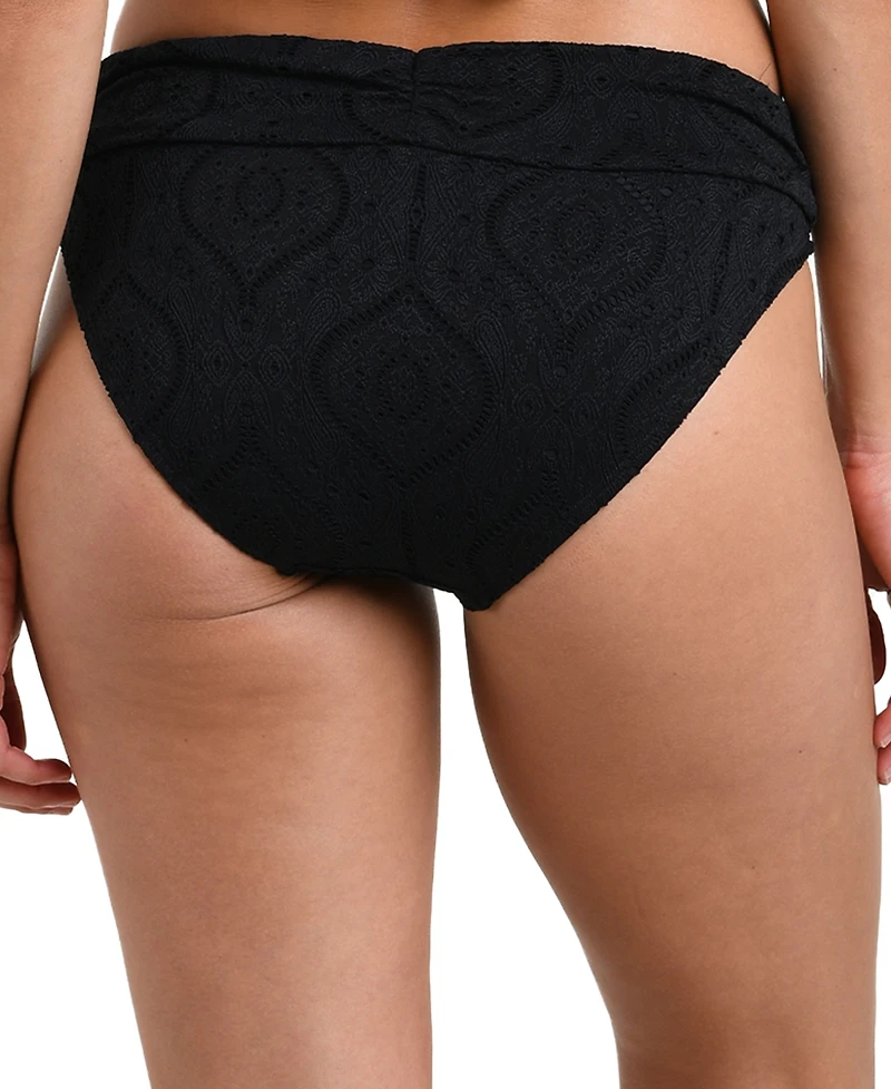 La Blanca Women's Mantra Shirred Hipster Bikini Bottoms