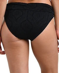 La Blanca Women's Mantra Shirred Hipster Bikini Bottoms