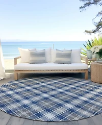 Addison Holiday Washable Indoor/Outdoor ACN1817 8'x8' Round Area Rug