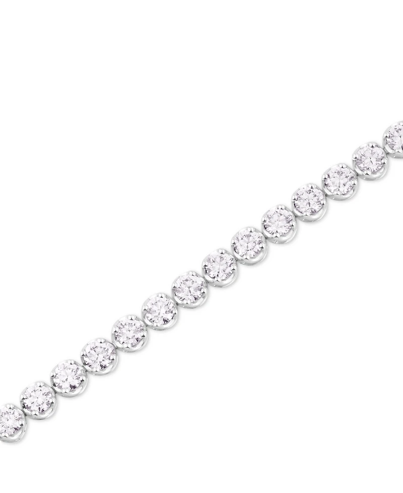 Macy's Lab-Grown Diamond (7 ct. t.w.) Bracelet in 14K White Gold