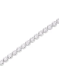 Macy's Lab-Grown Diamond (7 ct. t.w.) Bracelet in 14K White Gold