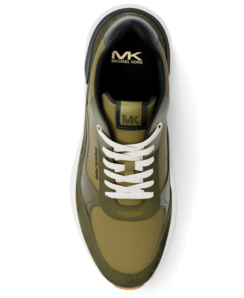 Michael Kors Men's Trevor Round Toe Lace-Up Trainer Shoes