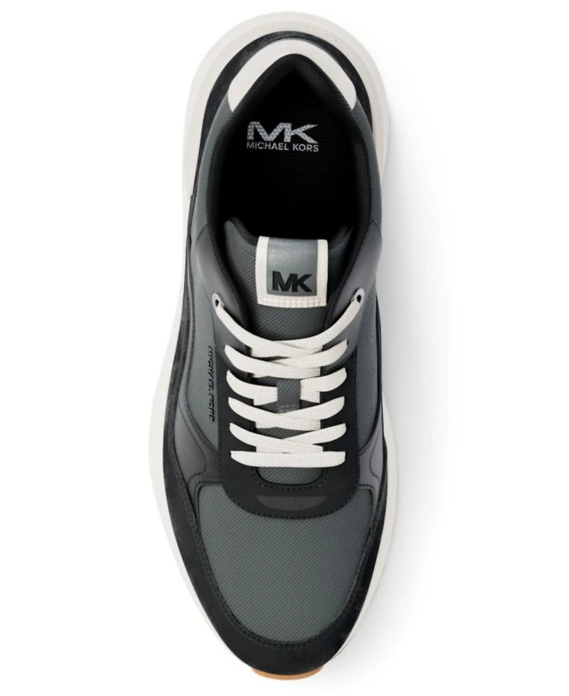 Michael Kors Men's Trevor Round Toe Lace-Up Trainer Shoes