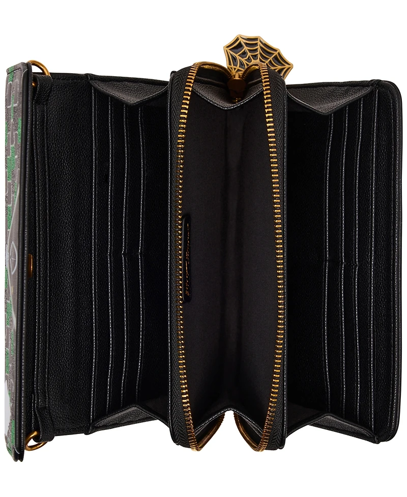 Betsey Johnson Skull Boss Trifold Wallet