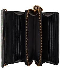 Betsey Johnson Skull Boss Trifold Wallet