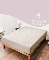 Nestl Quilted Hypoallergenic Waterproof Mattress Pad Cover