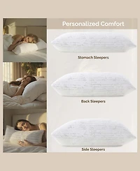 Nestl Adjustable Support Shredded Memory Foam -Pack Pillow