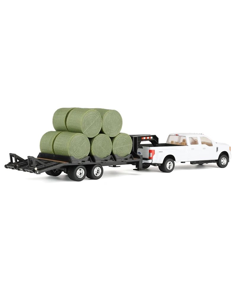 Ertl 1/32 Ford F-350 Dually Pickup Truck with Trailer and Bales