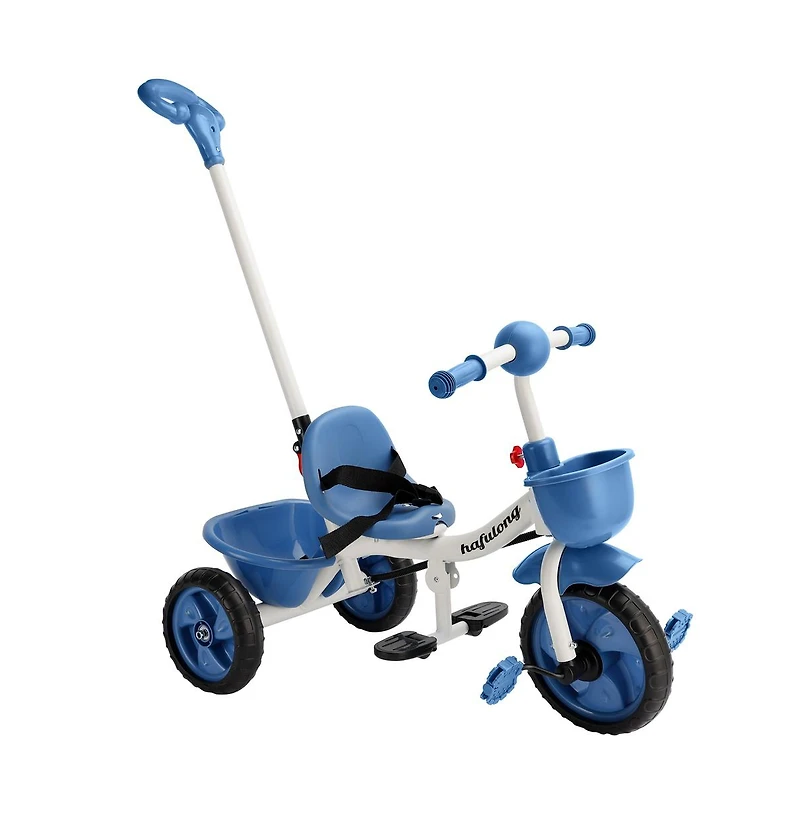 Artudatech Baby Push Trike Toddler Tricycle Boys and Girls Kids Tricycle with Push Handle