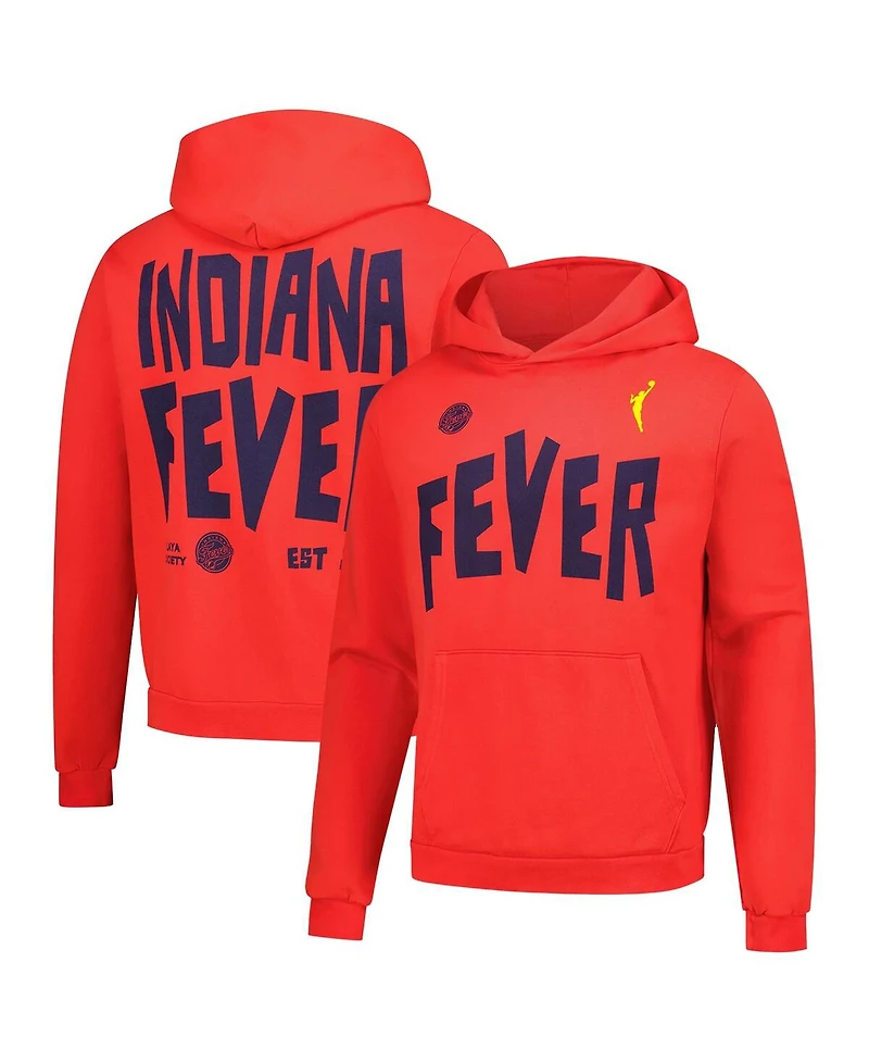 Playa Society Men's and Women's Red Indiana Fever 2000 Wnba Premium Hoodie