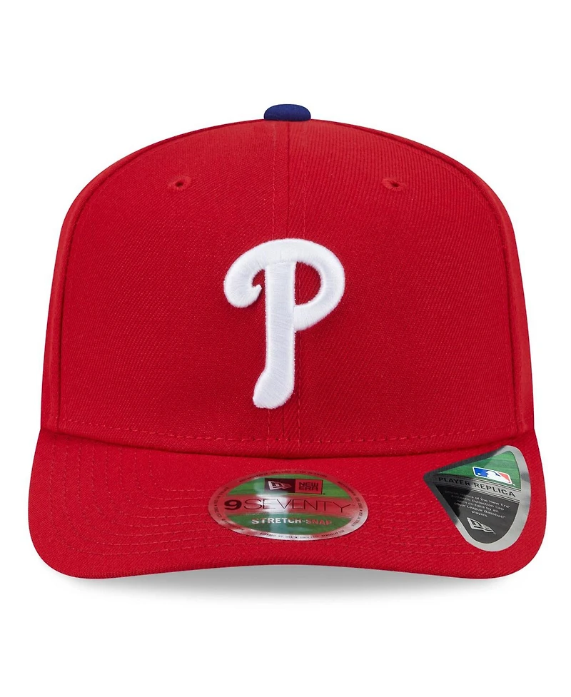 New Era Men's Red Philadelphia Phillies 2025 Mlb Postseason Side Patch 9SEVENTY Adjustable Hat