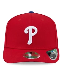 New Era Men's Red Philadelphia Phillies 2025 Mlb Postseason Side Patch 9SEVENTY Adjustable Hat