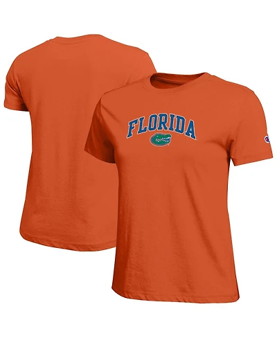 Champion Women's Orange Florida Gators Arched Over Logo T-Shirt