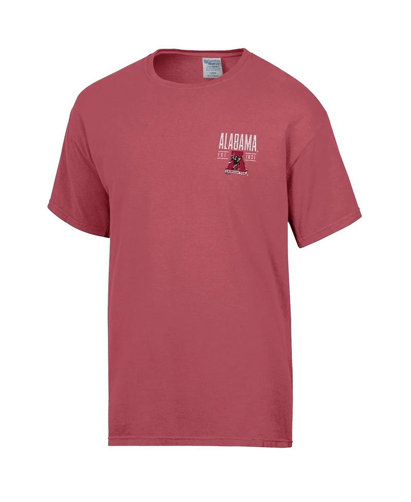 ComfortWash Men's Crimson Alabama Crimson Tide Big Name T-Shirt